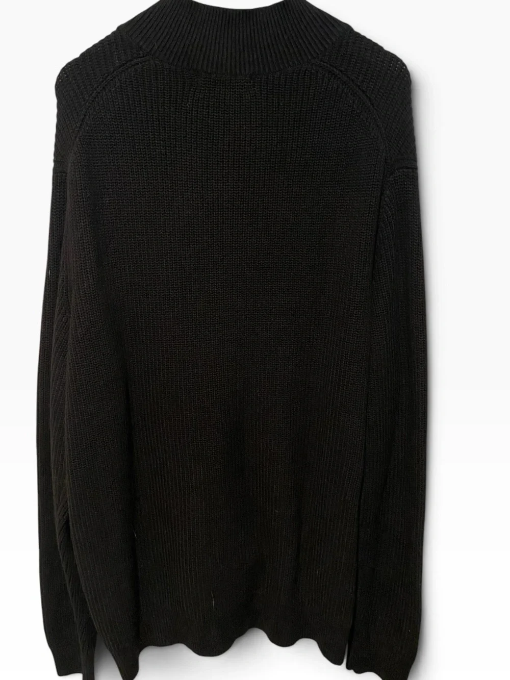 NEW BANANA REPUBLIC BLACK FULL ZIP CARDIGAN SWEATER SZ XXL